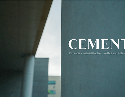 About the material of cement