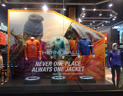 Vitrina e Instore Thermoball, The North Face