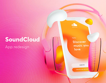 SoundCloud App redesign concept