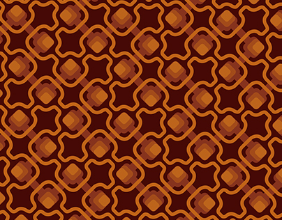 70's labyrinth pattern design