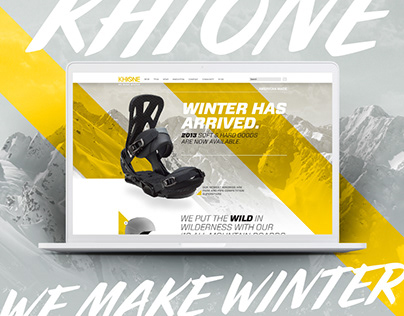 Khione Snowboard Website