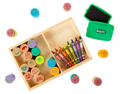 Crayola Wooden Toys - Creativity Stampers