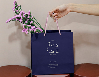 VASE floral studio | Logo design | Branding