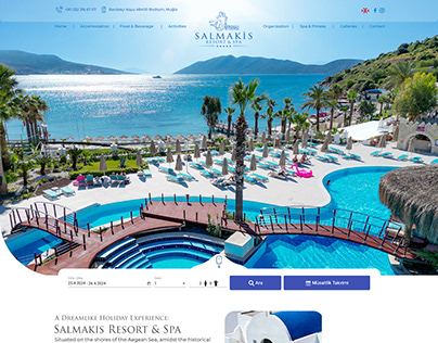 Salmakis Resort & Spa Web Site Design