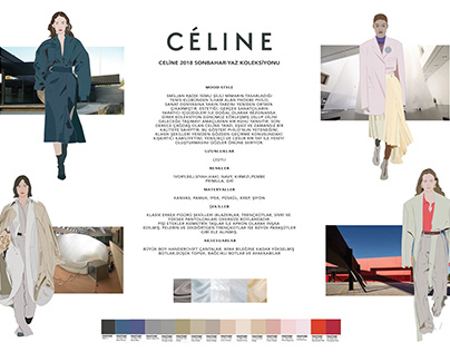 Celine 2018 Spring Collection Analysis and İllustration