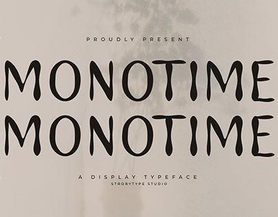 Monotime Typeface