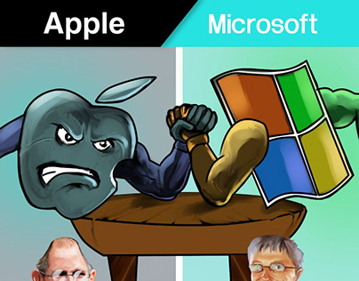 Apple vs Microsoft: A Rivalry Fought On Digital Grounds