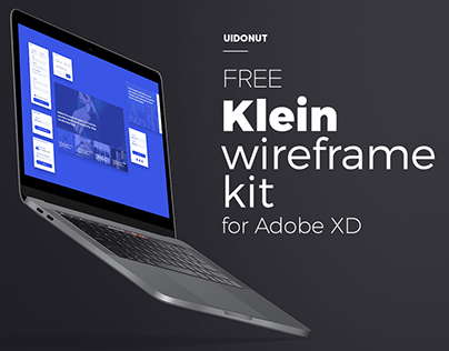 Klein wireframe kit for Adobe XD - Free
