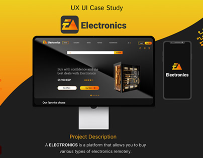 Electronics UI \ UX Case Study