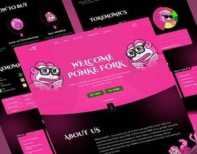 Meme Landing Page Design(ponkefork)