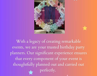 Birthday party planner | Surprise Parties Planner