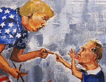 Mother Trump Scolding Putin