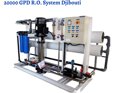 Brackish Water Desalination 20000 GPD R.O. System