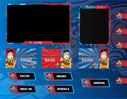 Gaming Overlay For Live Streams.