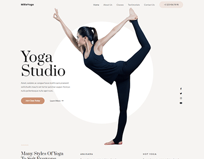 Yoga Studio Website