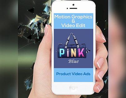 Motion Graphic & Video Editing for PINK Travel Bag