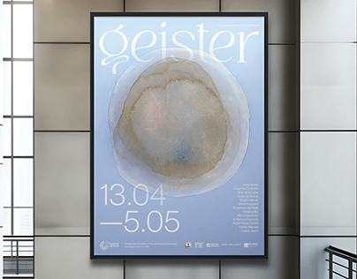 Poster for Geister exhibition