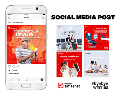 Simasnet Insurance Social Media Design