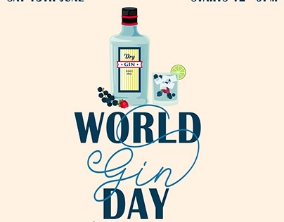 Event branding - World Gin Day NRH