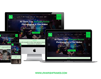 LR Harish Frames | Website | Digital verto