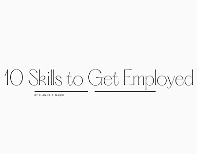 10 Skills to Get Employed