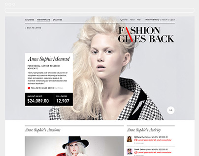 Fashion Gives Back — 2012