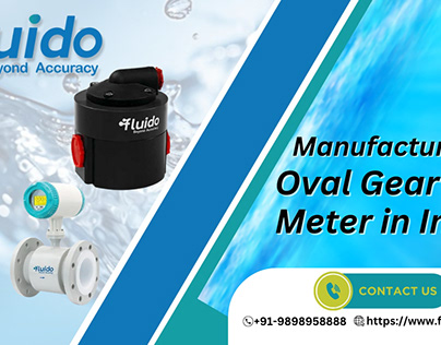 Oval Gear Flow Meter Manufacturer - Fluido Sense