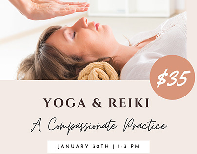 Healing Grounds Center Yoga & Reiki Poster