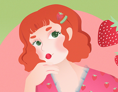 Chica Frutilla - Strawberry Girl