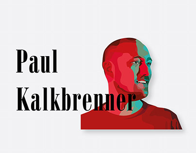 Portrait vectoriel - Paul Kalkbrenner