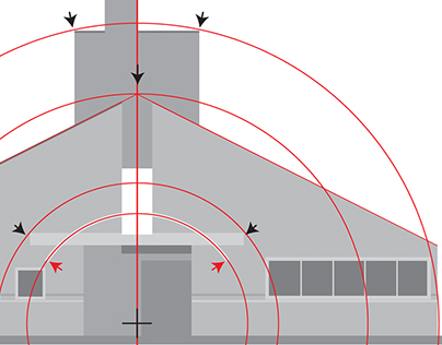 Robert Venturi's Vanna House, Geometric Analysis