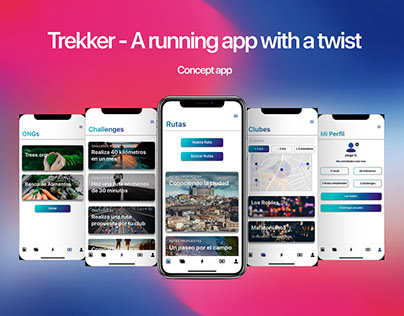 Trekker - A running app with a twist