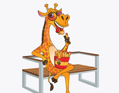 Giraffe Character _ Giraffe fries