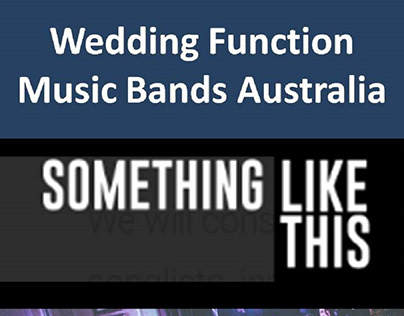 Wedding Function Music Bands Australia