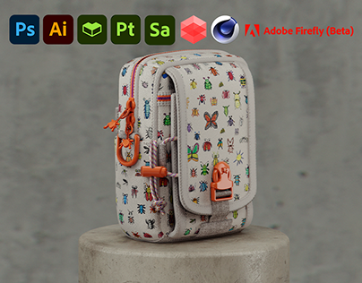 Backpack Project using Firefly, Painter and C4D