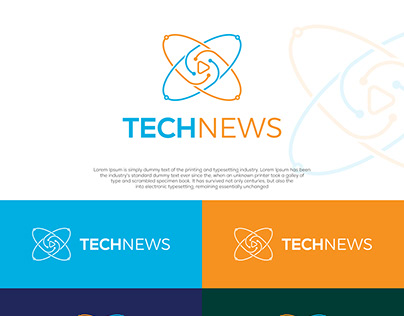 TechNews - Technology - Logo Design.