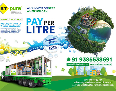Eco Friendly Poster design for Pay Per Litre of Sewage