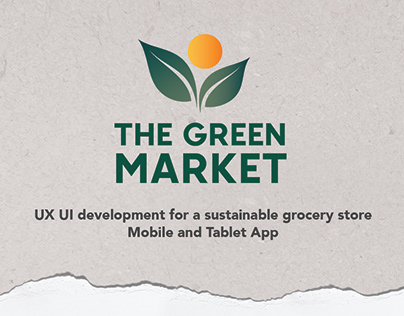 UX UI development for sustainable grocery store