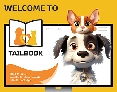 Service for stray animals / Landing page