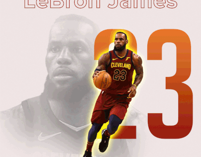 LeBron james poster design.