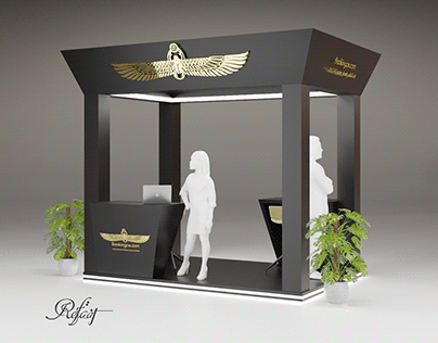 3D booth for tourism company