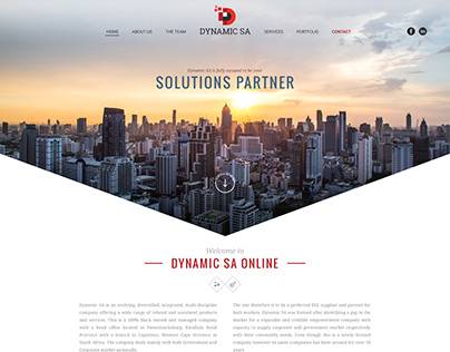 DSA Website Concept Design