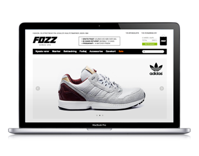 FOZZ. E-commerce website