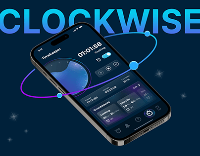 Clockwise: Alarm Clock App - UX&UI Case Study