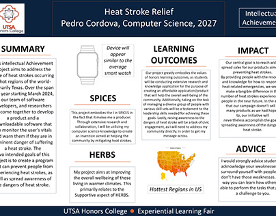 Cordova, Pedro, CivicEthosSpring2024,Heat Stroke Relief