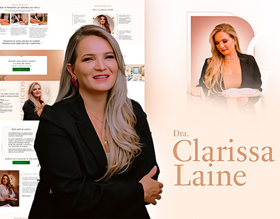 Landing page - Médico, Dra Clarissa Laine