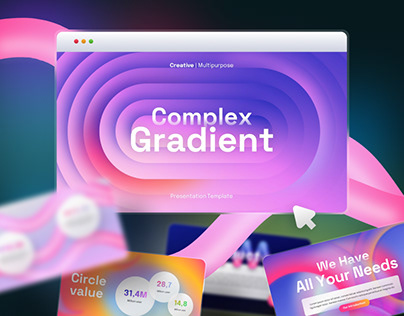 Project thumbnail - Complex Gradient Creative PowerPoint Template