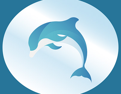 Dolphin logo concept
