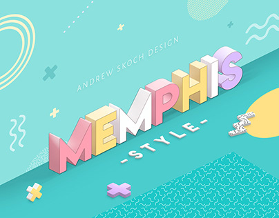 Memphis Style - Text Effects