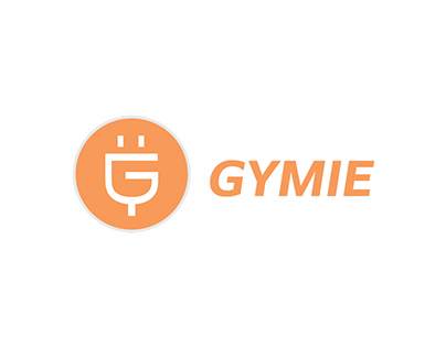 Gymie - Logo design for a gym management plugin.